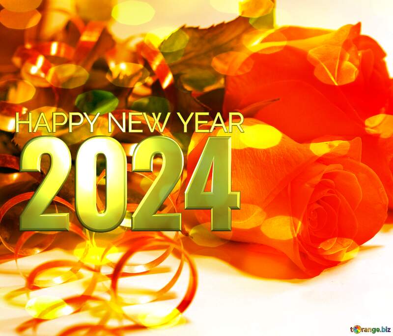 Background  to  Greeting  postcards happy new 2024 №7266