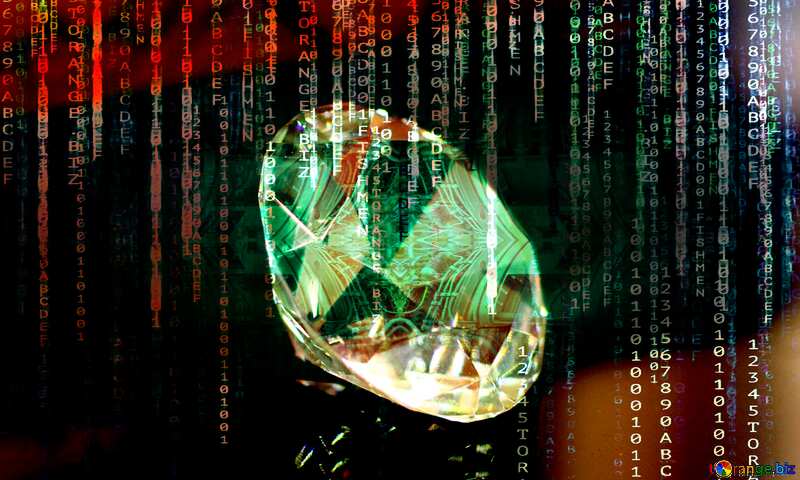 diamond enterprise matrix style background digital №52795