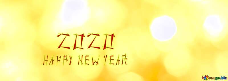 Gold background happy new year 2020 №37815