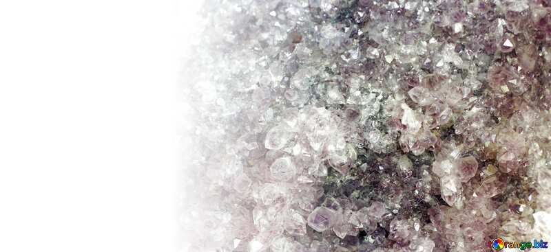 Amethyst texture white right side  background №44632