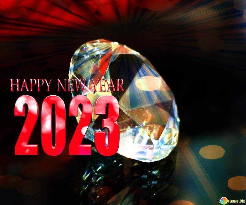 diamond happy new year 2023 №52795