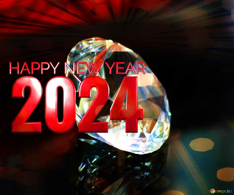 diamond happy new year 2024 Download free picture №208522