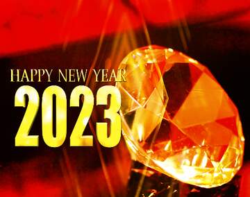 FX №209604 happy new year 2023 diamond Christmas bokeh background