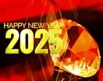 FX №209604 happy new year 2025 diamond Christmas bokeh background