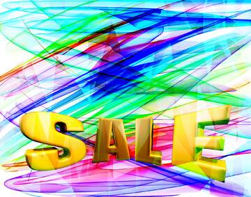 FX №209479 Fractal   Sales discount promotion background