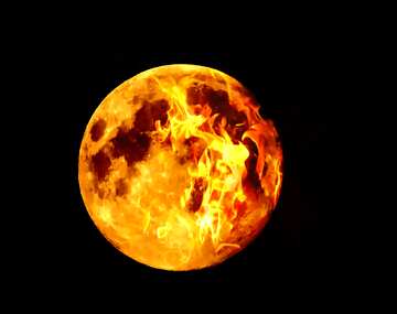 FX №209576 Fire moon