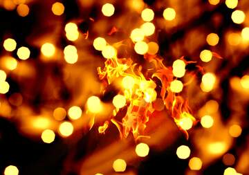 FX №209667 Christmas Fire background