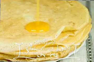 FX №209388 Honey  and  pancakes happy valentines day