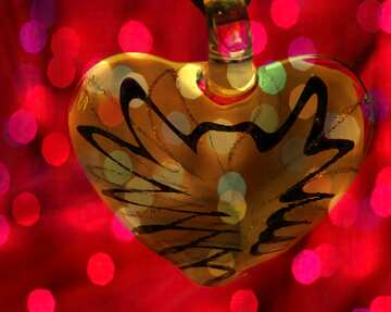 FX №209678 A beautiful heart Christmas background