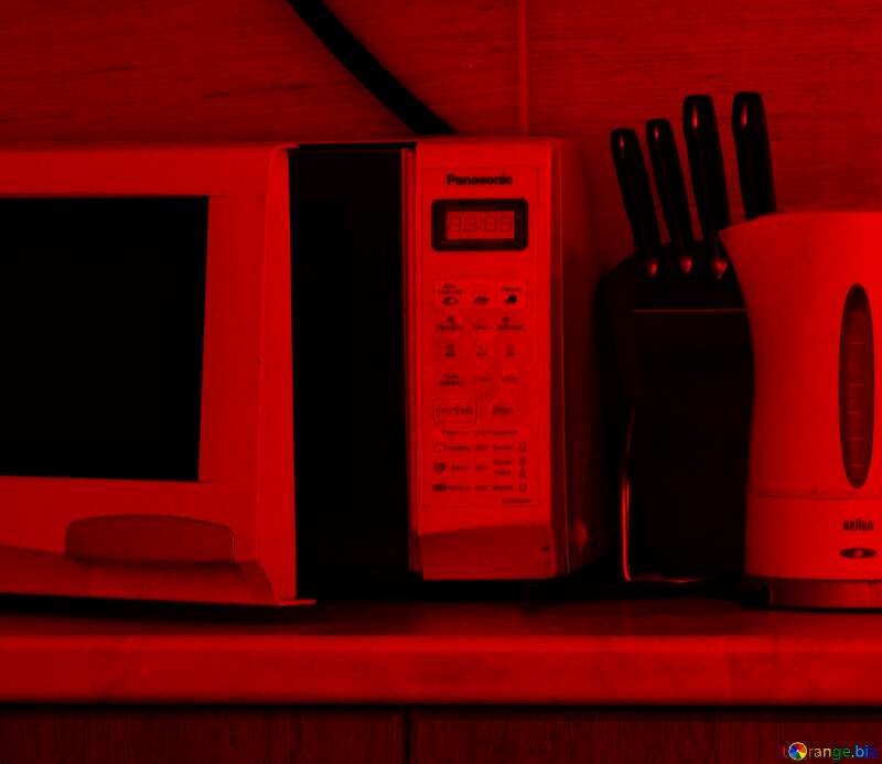 Microwave dark red background №786