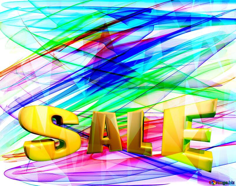 Fractal   Sales discount promotion background №40596