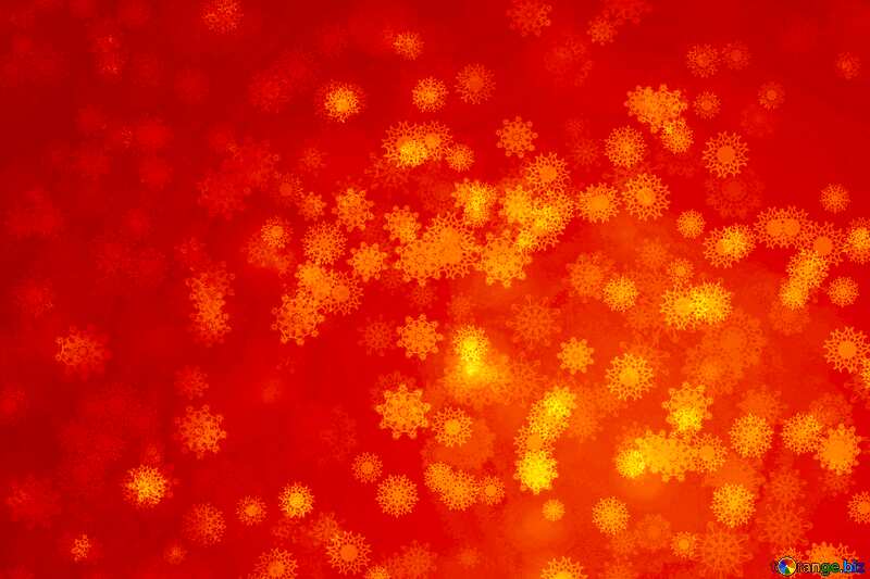 Red  Snowflake background №40700