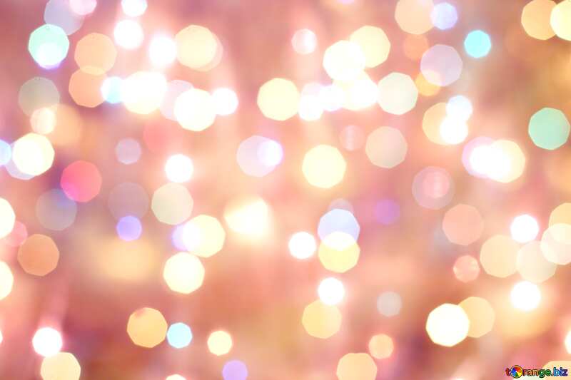 Bright bokeh background for Christmas №24606