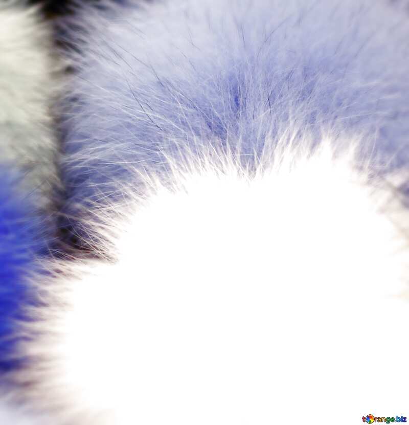 fluffy blue blur frame №52971