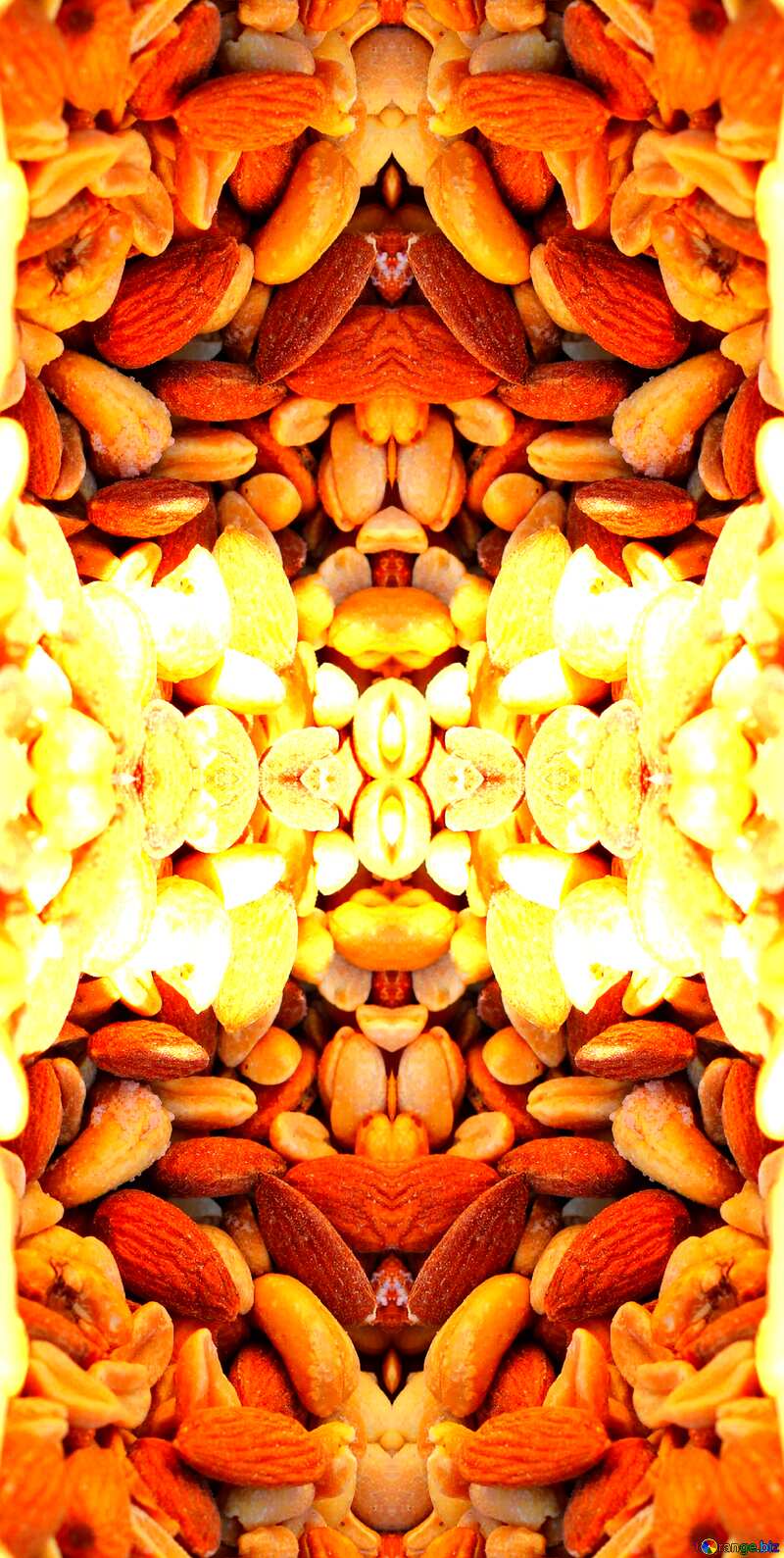 Mixture of nuts pattern background №47498