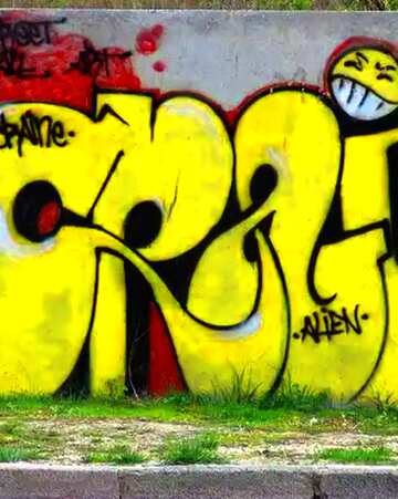 FX №21225 Bright colors. Graffiti.