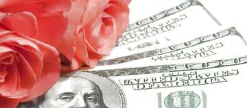 FX №21495 Cover. Roses  and  dollars..