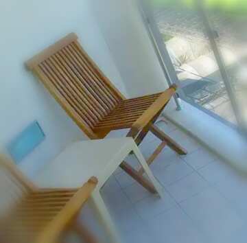 FX №21543 Image for profile picture Folding  chairs  at  balcony.