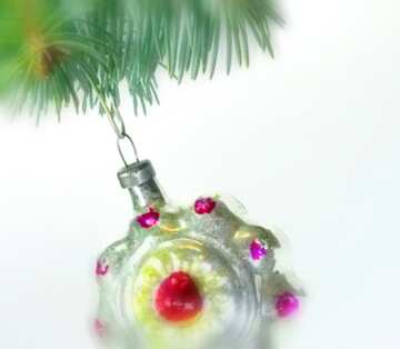 FX №21429 Image for profile picture Retro  Christmas tree  Toy ball..