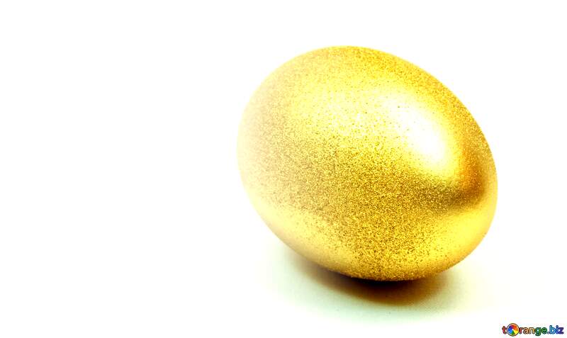 Card golden egg with copyspace №8241