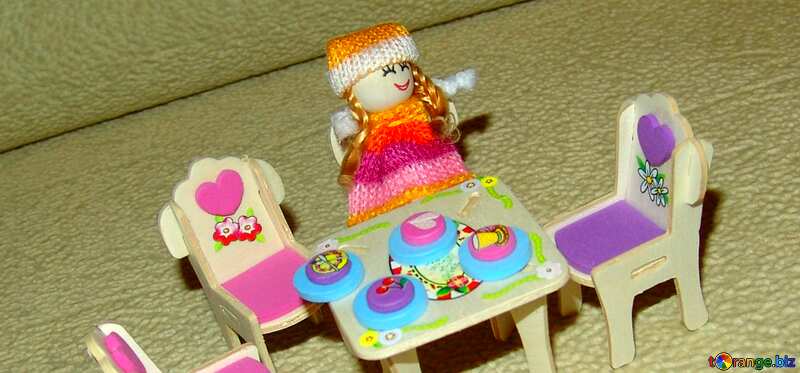 Cover. Doll  furniture. №9239