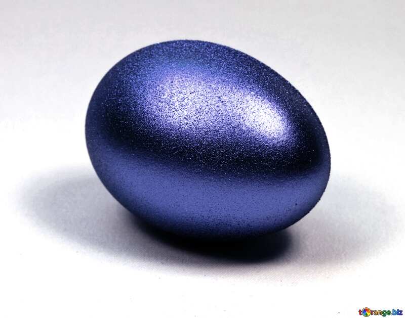 Cyan color. Egg  of the  Gold. №8237
