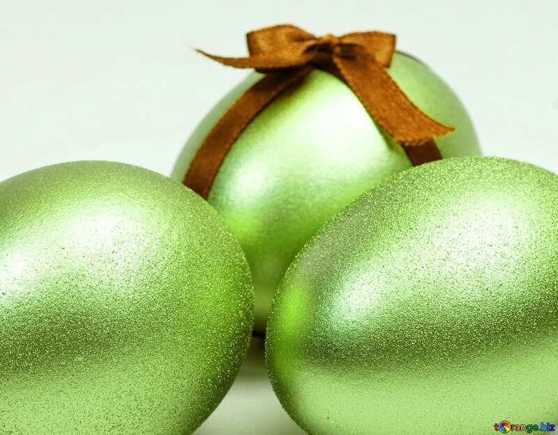 Green color. Easter  eggs.. №8234