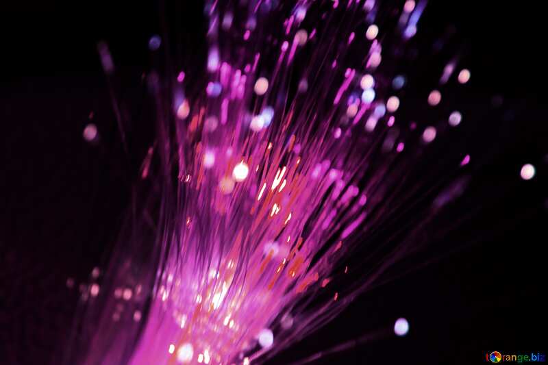 Purple color. Optical fiber. №505