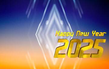 Sunset Gradient happy  new year 2025 pattern background