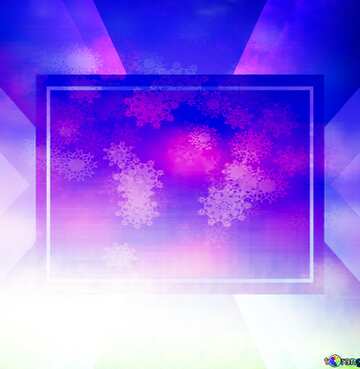 FX №210289 Sunset Gradient Snowflakes blue