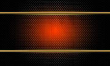 FX №210606 Futuristic Technology Red carbon gold frame
