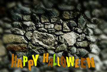 FX №210687 Texture.Stone wall. happy halloween