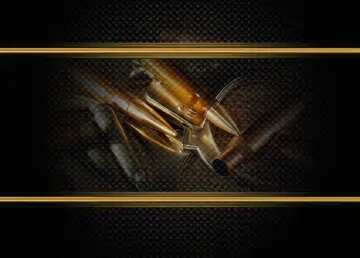 FX №210625 weapons carbon gold frame template