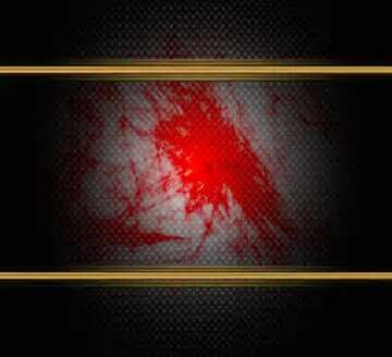 FX №210763 Red texture carbon gold frame image