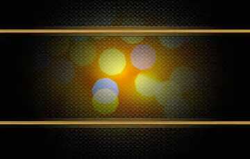 FX №210788 Background of bright lights carbon gold frame