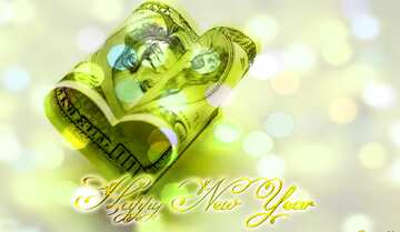 FX №210802 Love and Money text Happy New Year