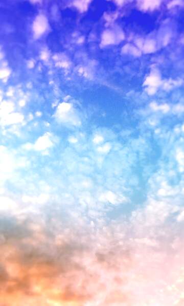 FX №210487 Clouds sky  happy birthday  background