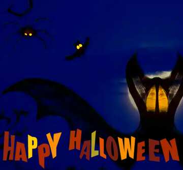 FX №210089 Halloween bat  happy halloween