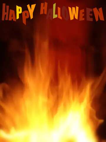 FX №210231 happy halloween Fire background