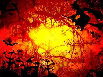 FX №210046 Halloween forest background