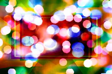 FX №210551 Christmas festive lights background