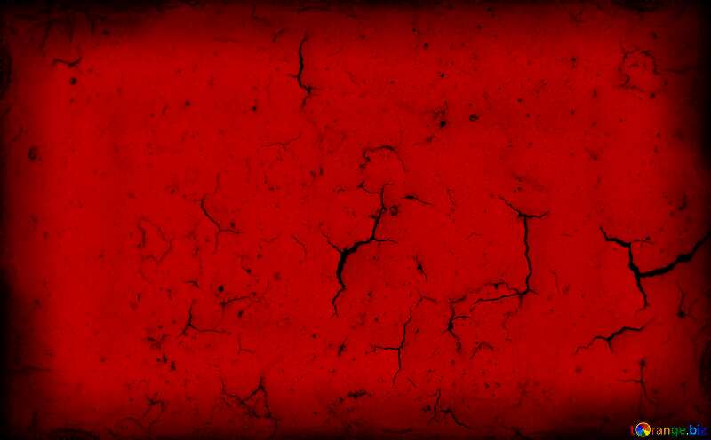 Red  Texture paint cracked №21881