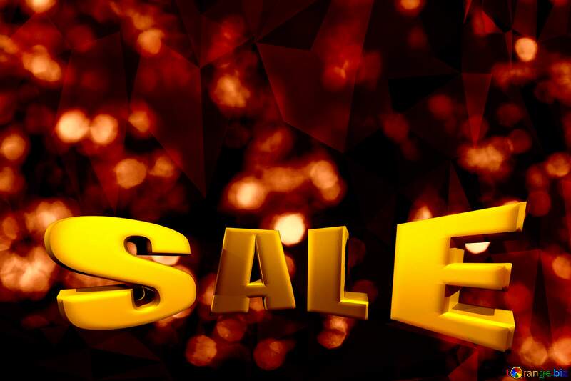 A brilliant red background Sales discount promotion banner №37816