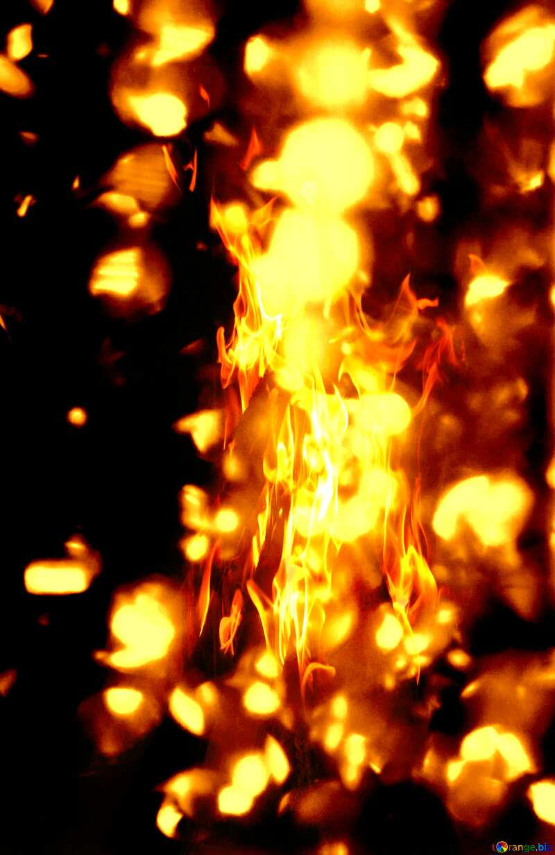 Color blurred background Fire dark №48882