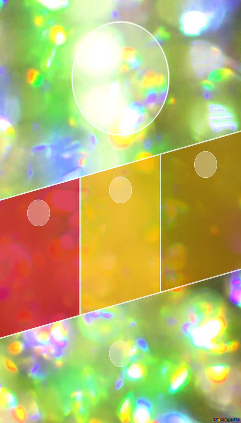 Color blurred background flyer design a4 №48882