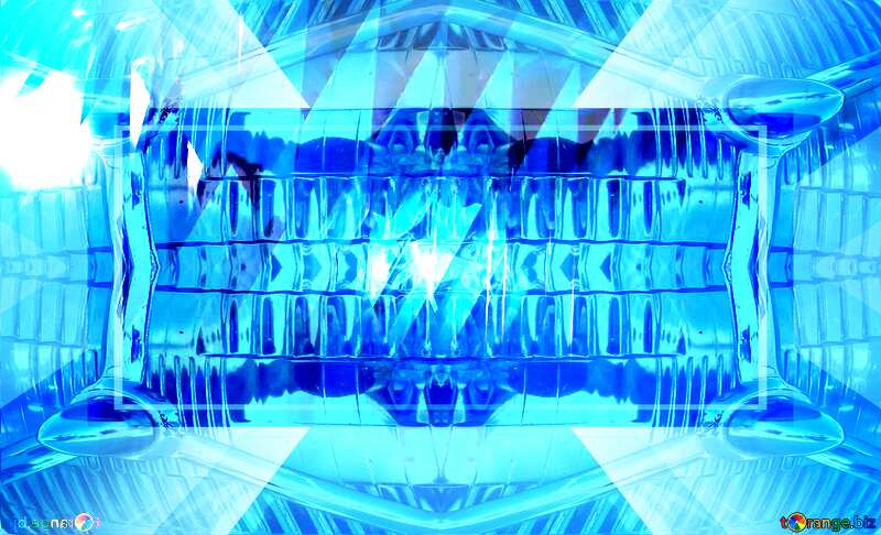 Abstract Background Blue Glass Metal Futuristic Template №51524