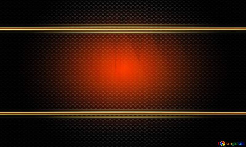 Futuristic Technology Red carbon gold frame №51526