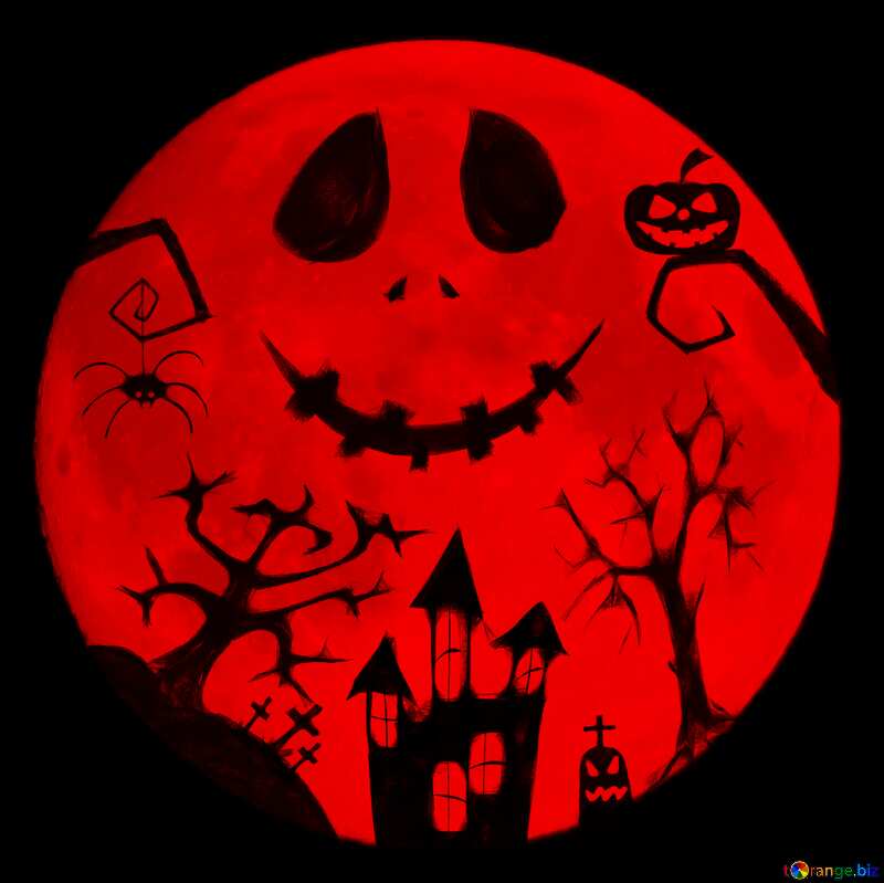 Halloween picture red №40468