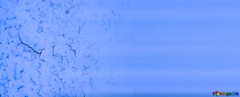 Blue paint cracked blur left side Texture №21881