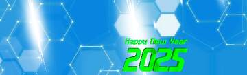 FX №211715 IT 2025 happy year banner background